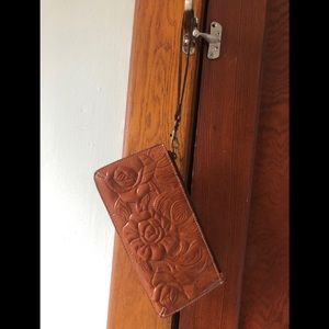 Patricia Nash Leather clutch/wallet